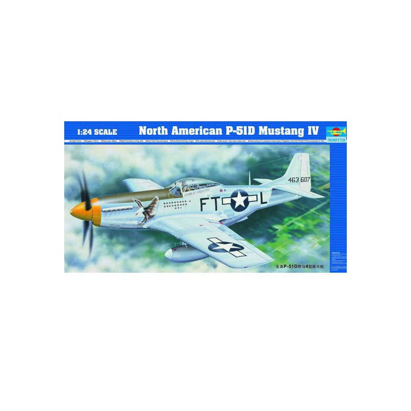P-51D Mustang IV plastic plane model | Scientific-MHD
