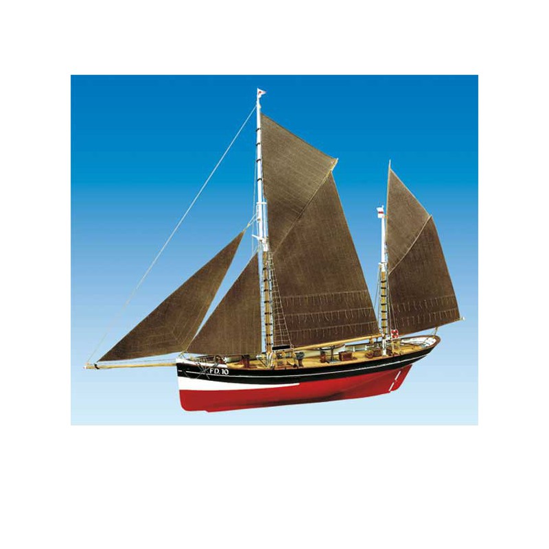 FD10 yawl 1/50 static boat | Scientific-MHD
