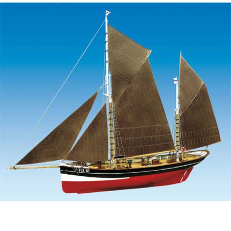 FD10 yawl 1/50 static boat | Scientific-MHD FD10 yawl 1/50 static boat | Scientific-MHD