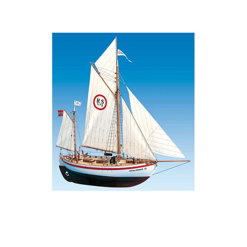 Electric boat radio controlled Colin Archer R/C 1/15 | Scientific-MHD