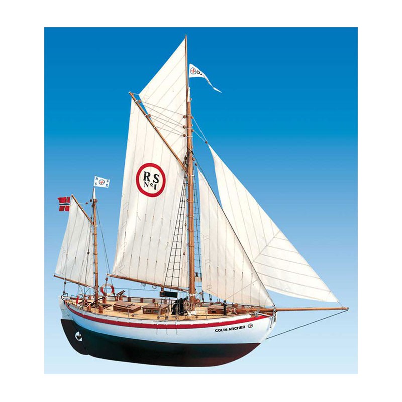 Electric boat radio controlled Colin Archer R/C 1/15 | Scientific-MHD