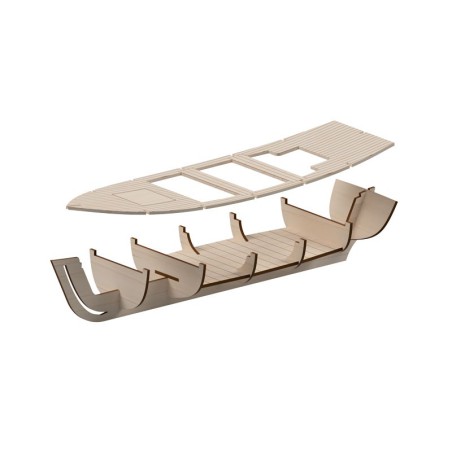 Static boat Row Boat 1/35 | Scientific-MHD Static boat Row Boat 1/35 | Scientific-MHD
