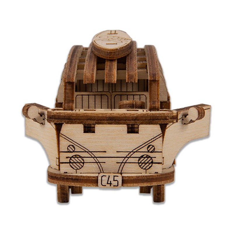 Easy mechanical 3D puzzle for retro superfast bus model | Scientific-MHD