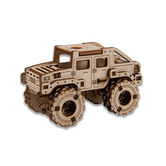 Easy mechanical 3D puzzle for Monster Truck 2 SuperFast model Easy mechanical 3D puzzle for Monster Truck 2 SuperFast model | Scientific-MHD