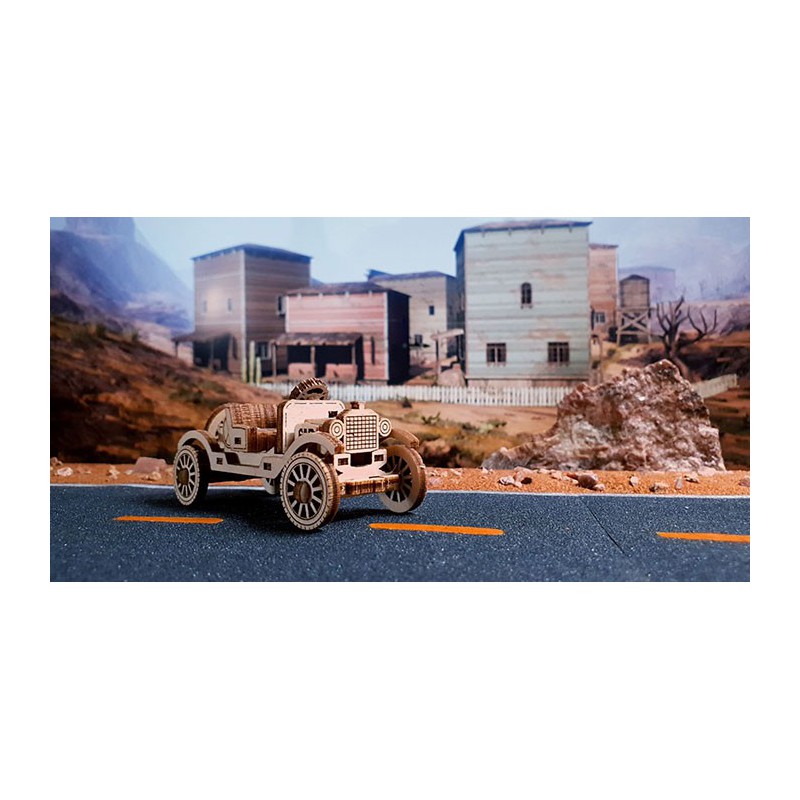 Easy mechanical 3D puzzle for Retro SuperFast Auto Model | Scientific-MHD