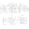 Draft electric motor DM2210 KV1700 engine | Scientific-MHD