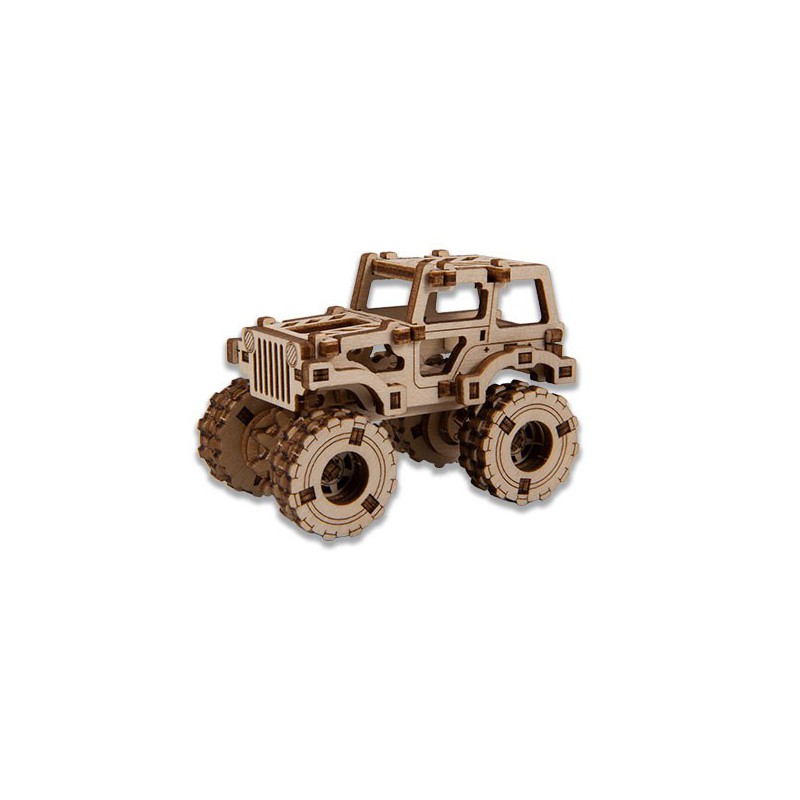 Easy mechanical 3D puzzle for Monster Truck 1 SuperFast model | Scientific-MHD Easy mechanical 3D puzzle for Monster Truck 1 SuperFast model | Scientific-MHD