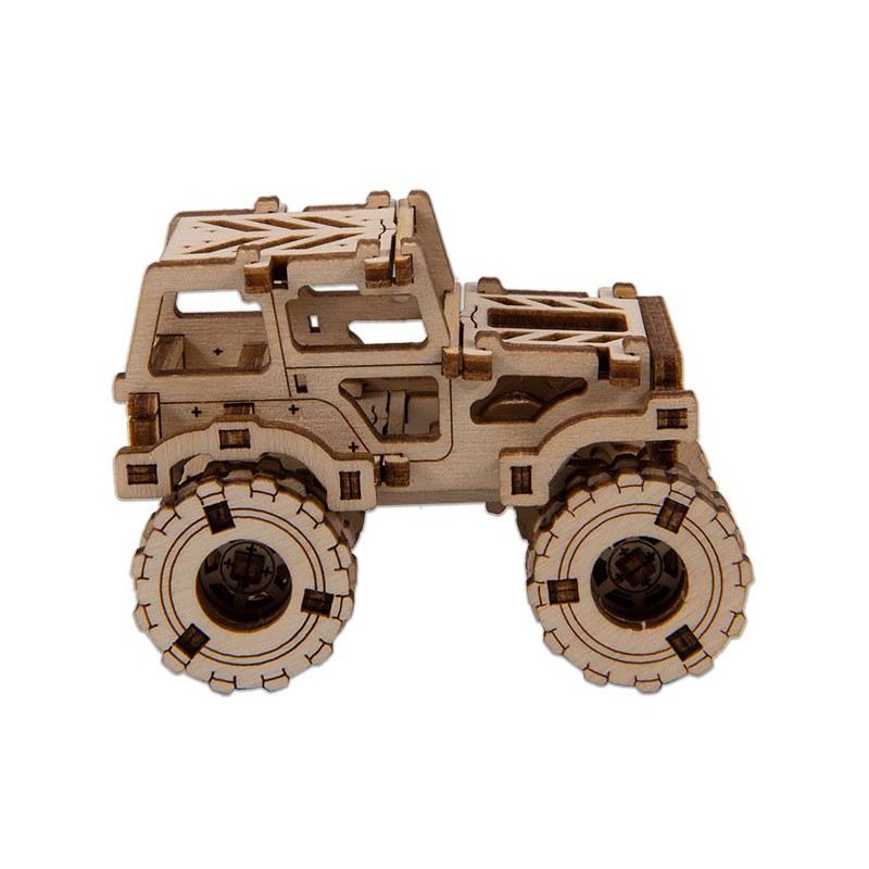 Easy mechanical 3D puzzle for Monster Truck 1 SuperFast model | Scientific-MHD Easy mechanical 3D puzzle for Monster Truck 1 SuperFast model | Scientific-MHD
