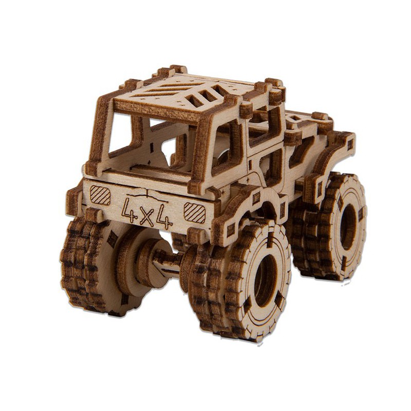 Easy mechanical 3D puzzle for Monster Truck 1 SuperFast model | Scientific-MHD Easy mechanical 3D puzzle for Monster Truck 1 SuperFast model | Scientific-MHD