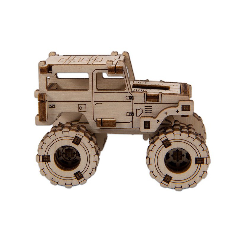 Easy mechanical 3D puzzle for Monster Truck 5 SuperFast model | Scientific-MHD