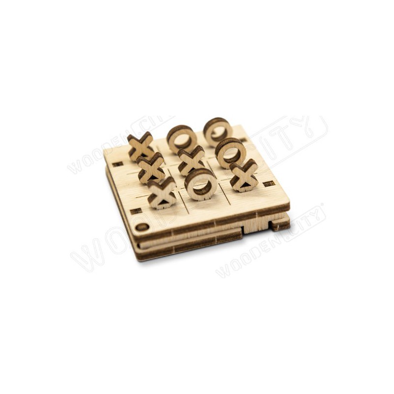 Easy mechanical 3D puzzle for small game tic tac toe n ° 1 model | Scientific-MHD