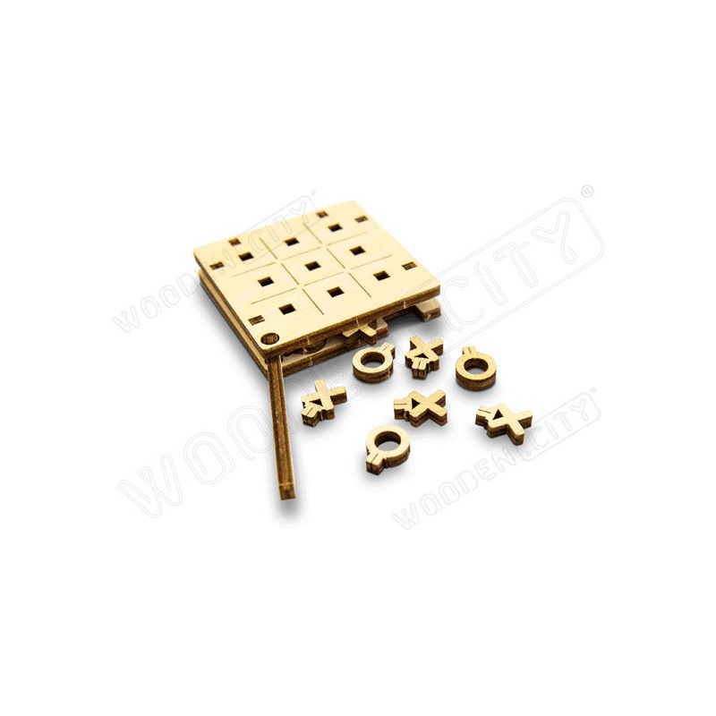 Easy mechanical 3D puzzle for small game tic tac toe n ° 1 model | Scientific-MHD