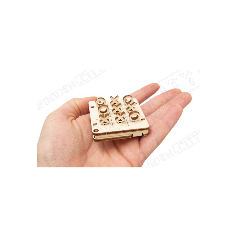 Easy mechanical 3D puzzle for small game tic tac toe n ° 1 model | Scientific-MHD