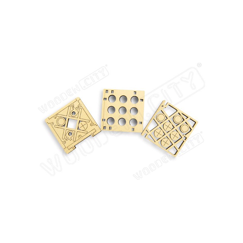 Easy Mechanical 3D puzzle for small game tic tac toe n ° 2 model | Scientific-MHD