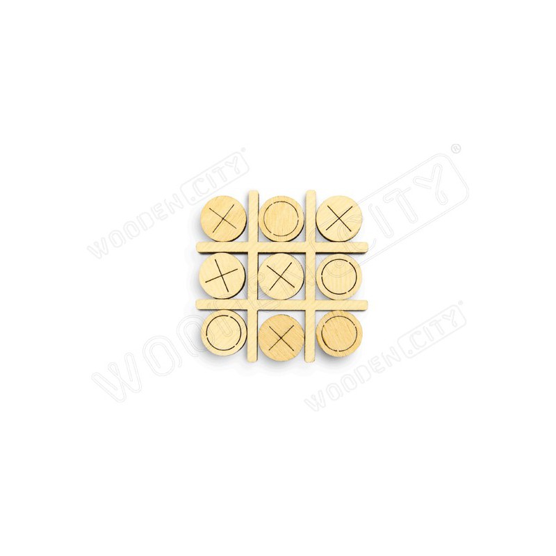 Easy Mechanical 3D puzzle for small game tic tac toe n ° 2 model | Scientific-MHD