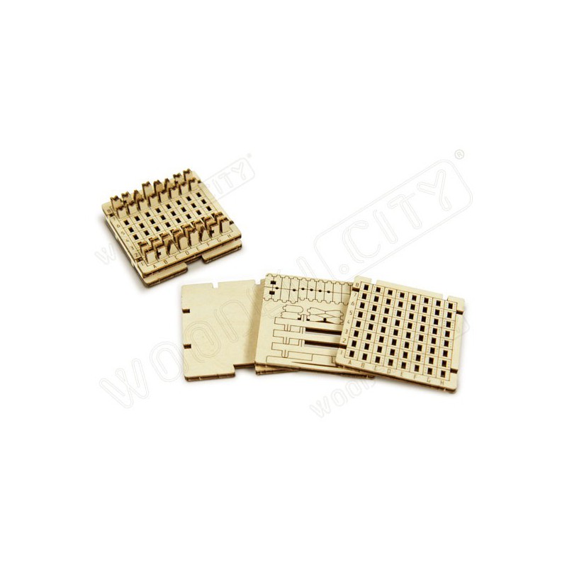 Easy mechanical 3D puzzle for a small checkery model | Scientific-MHD