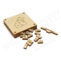 Easy mechanical 3D puzzle for small domino game model | Scientific-MHD Easy mechanical 3D puzzle for small domino game model | Scientific-MHD