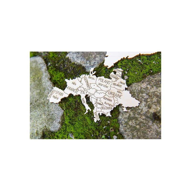 Easy mechanical 3D puzzle for Map of the World Map M | Scientific-MHD