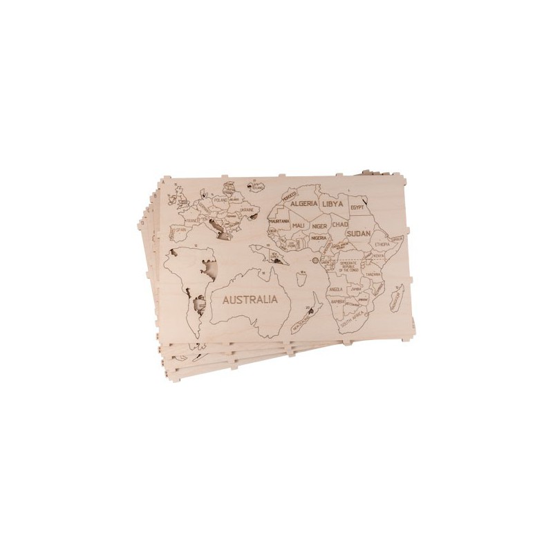 Easy mechanical 3D puzzle for model world card l | Scientific-MHD