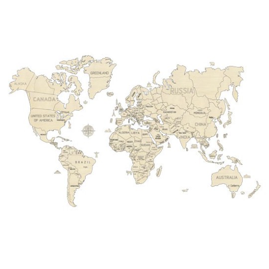 Easy mechanical 3D puzzle for xxl world map model Easy mechanical 3D puzzle for xxl world map model | Scientific-MHD