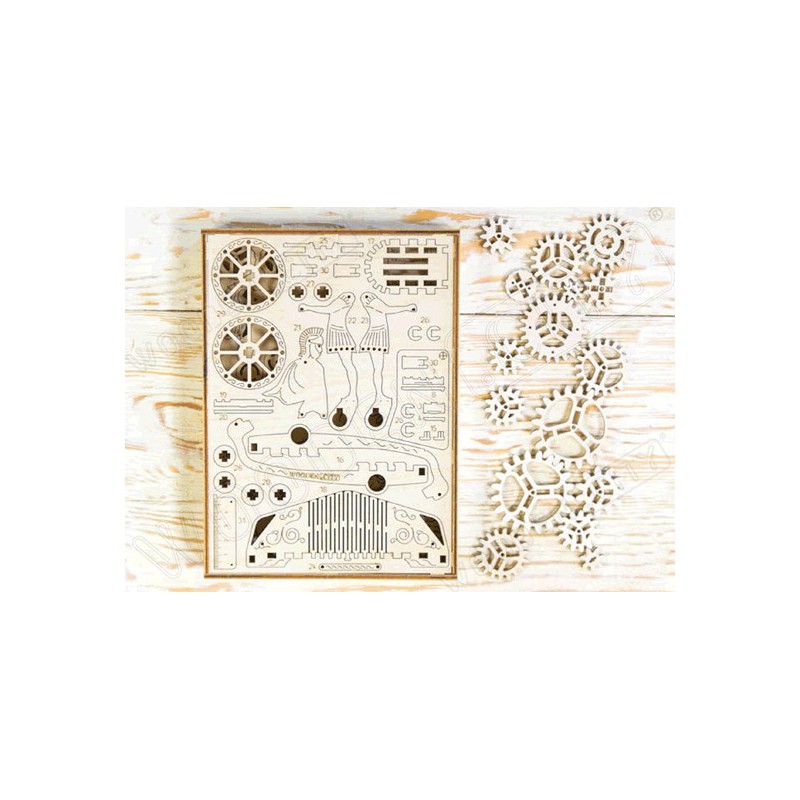 Easy mechanical 3D puzzle for Roman charcoal model | Scientific-MHD