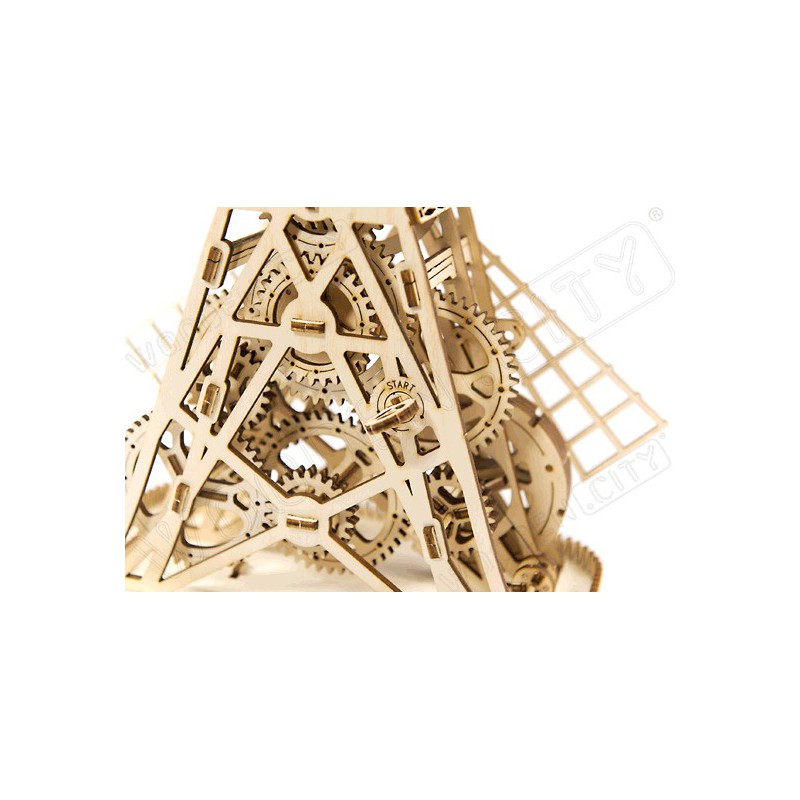 Intermediate Mechanical 3D puzzle for mill model | Scientific-MHD