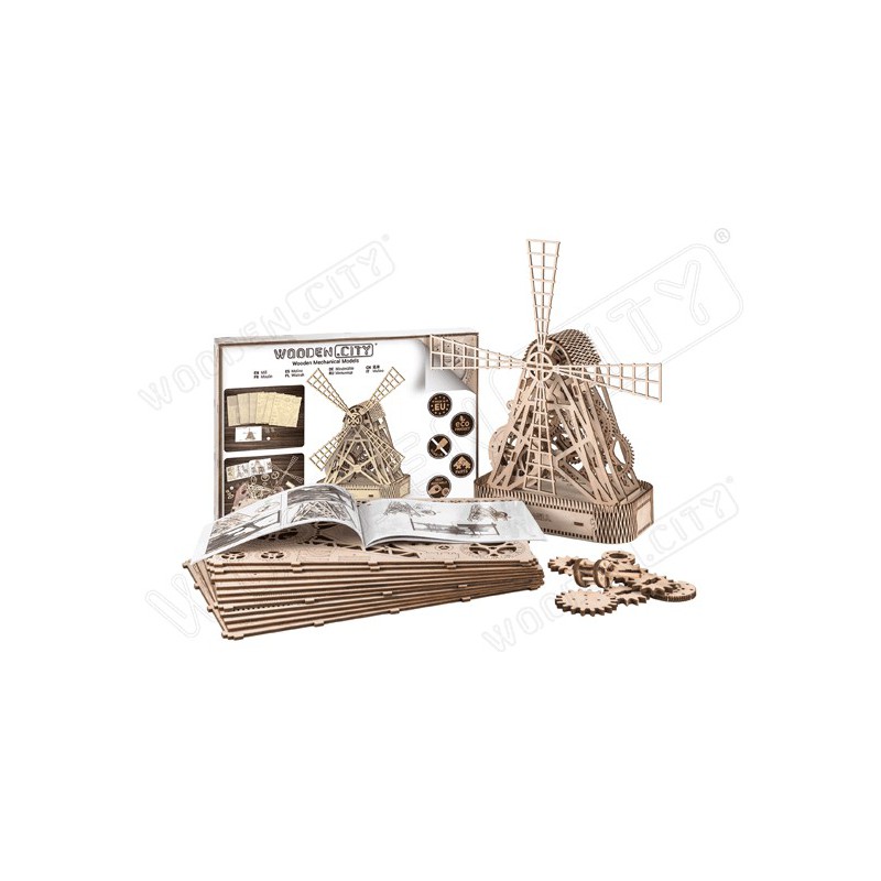 Intermediate Mechanical 3D puzzle for mill model | Scientific-MHD