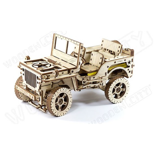 Mechanical 3D Puzzle Jeep 4x4 Mechanical 3D Puzzle Jeep 4x4 | Scientific-MHD