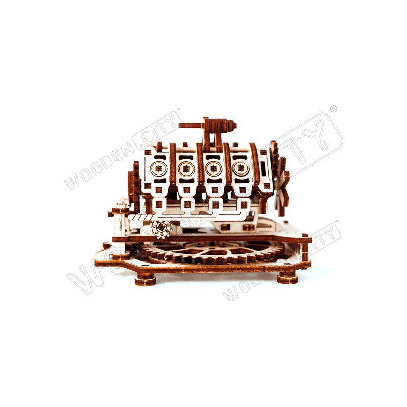 Intermediate mechanical 3D puzzle for V8 engine model | Scientific-MHD