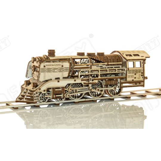 Mechanical 3D Puzzle Locomotive + Tender Mechanical 3D Puzzle Locomotive + Tender | Scientific-MHD