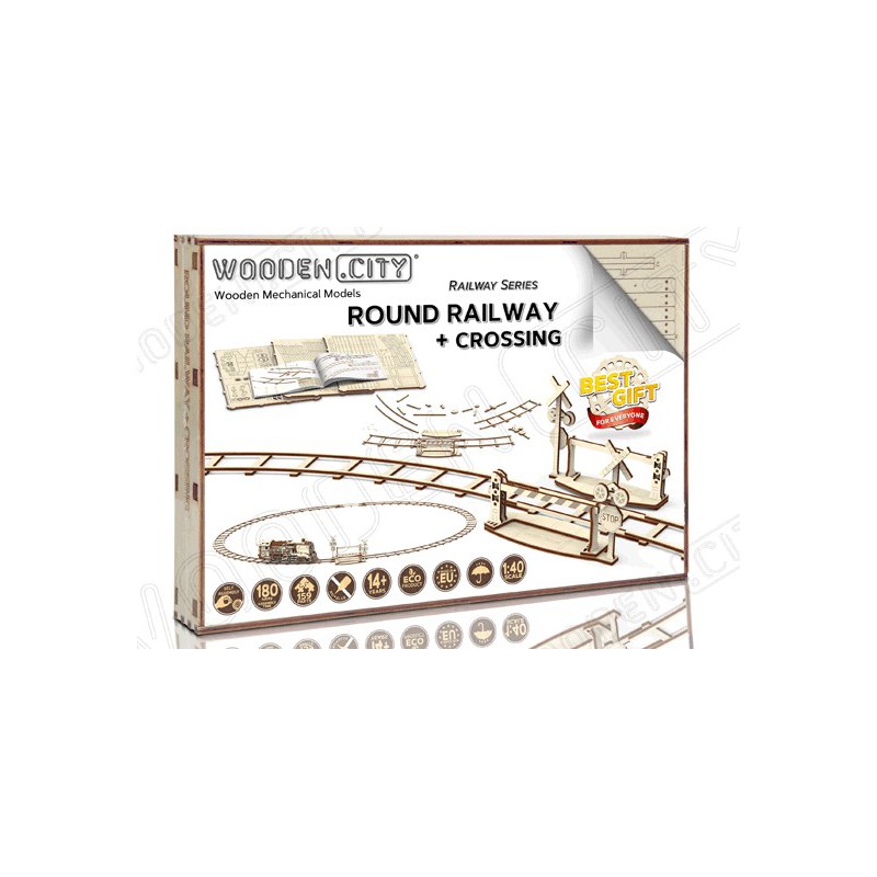 Easy mechanical 3D puzzle for locomotive rails model | Scientific-MHD