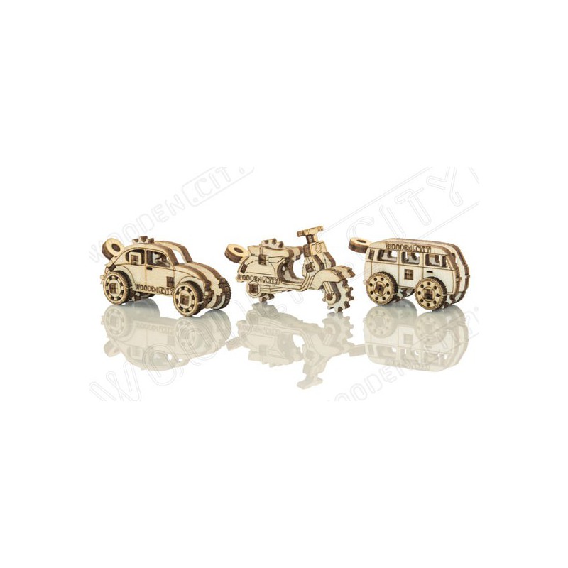 Easy mechanical 3D puzzle for vintage transport widget model | Scientific-MHD