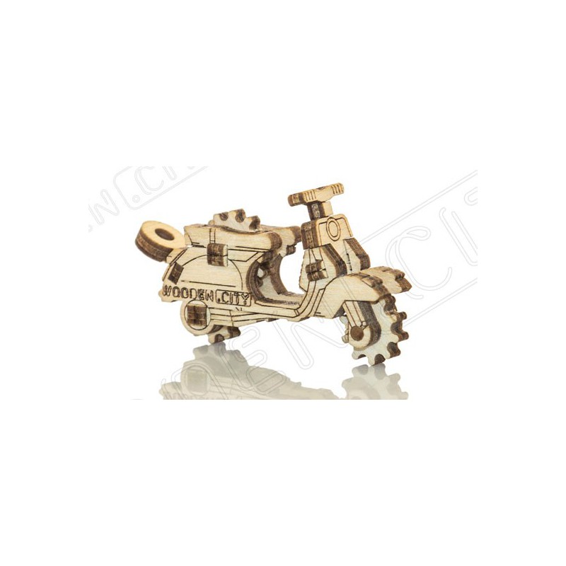 Easy mechanical 3D puzzle for vintage transport widget model | Scientific-MHD