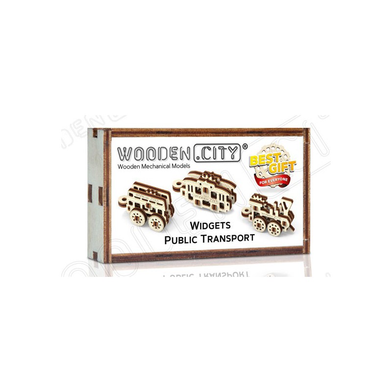 Easy mechanical 3D puzzle for public transport widget model | Scientific-MHD
