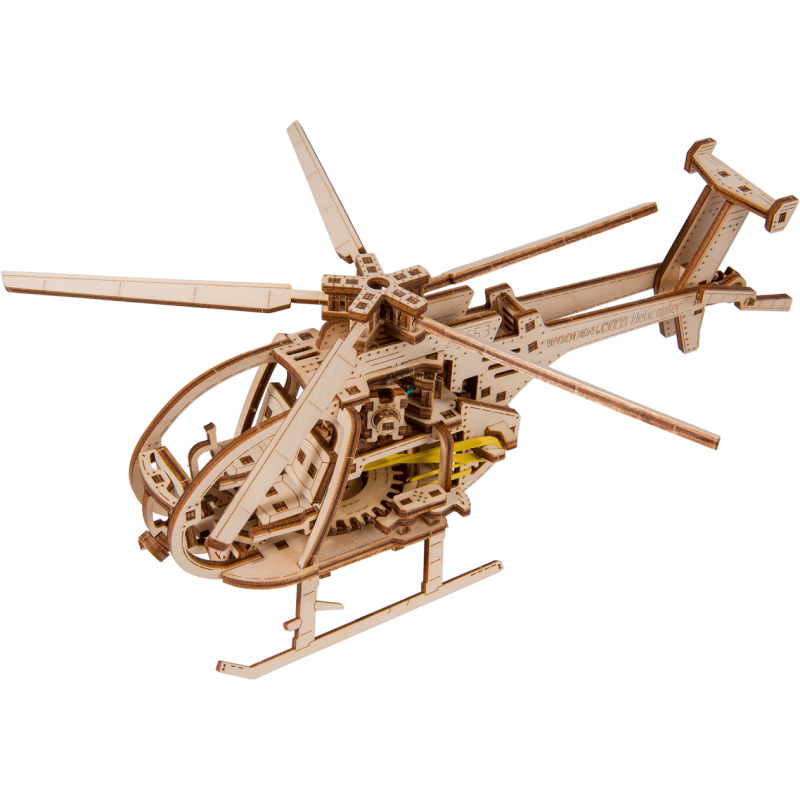 Intermediate Mechanical 3D puzzle for helicopter model | Scientific-MHD