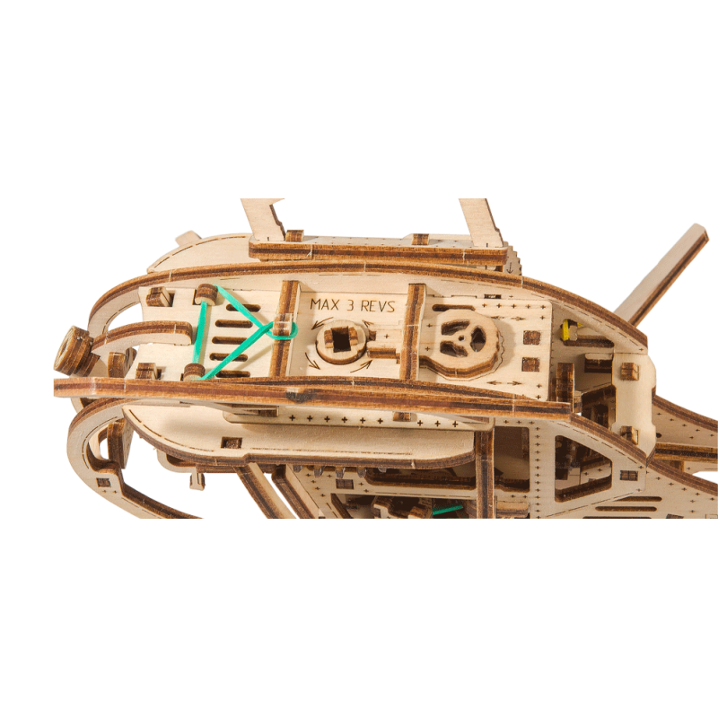 Intermediate Mechanical 3D puzzle for helicopter model | Scientific-MHD