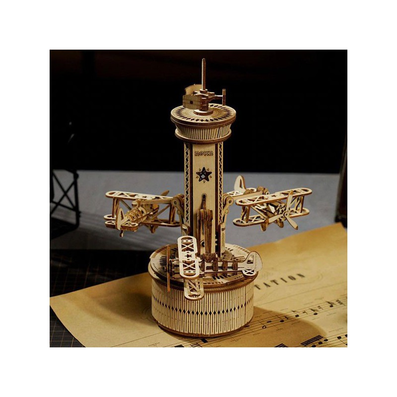 Intermediate mechanical 3D puzzle for model the musical control tower | Scientific-MHD