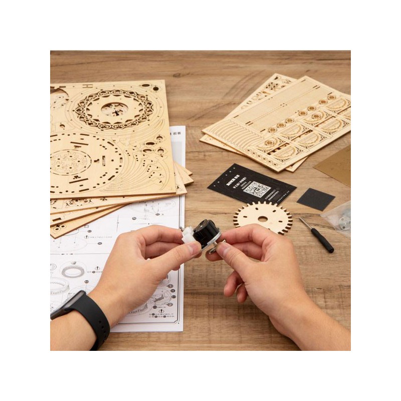 Intermediate mechanical 3D puzzle for model the musical control tower | Scientific-MHD