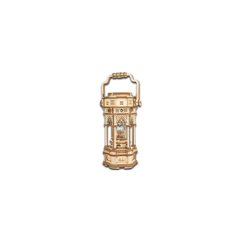 Easy mechanical 3D puzzle for luminous and musical Victorian lantern model | Scientific-MHD