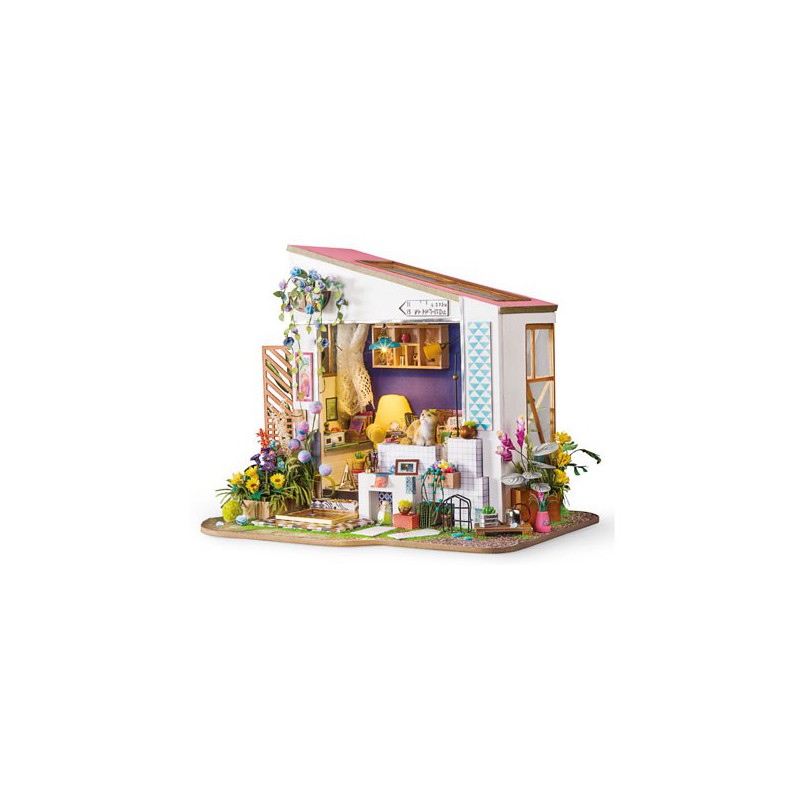 Intermediate Mechanical 3D puzzle for model Le Cabanon de Lily | Scientific-MHD