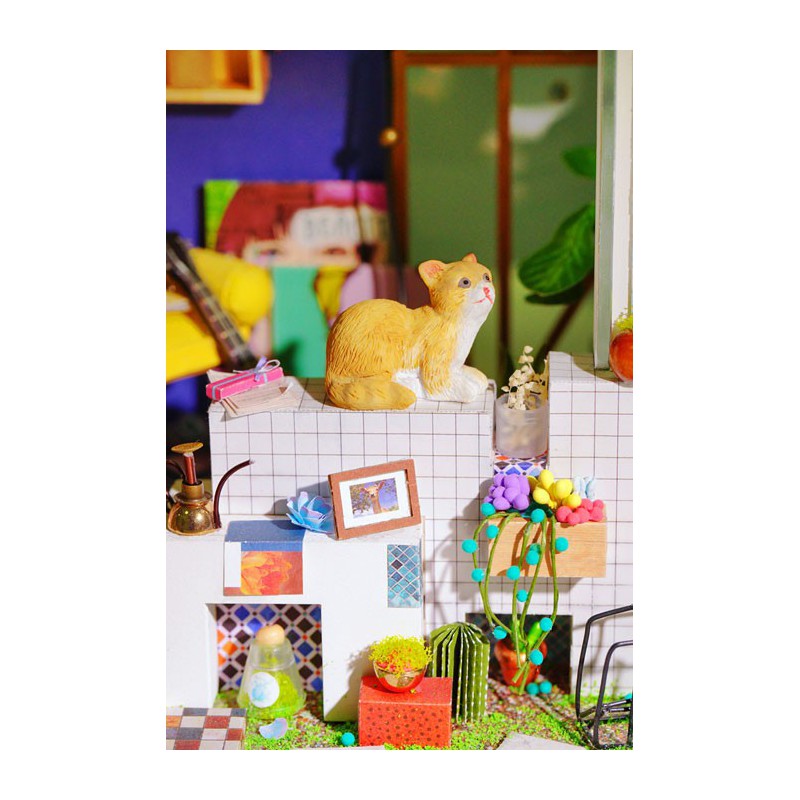 Intermediate Mechanical 3D puzzle for model Le Cabanon de Lily | Scientific-MHD