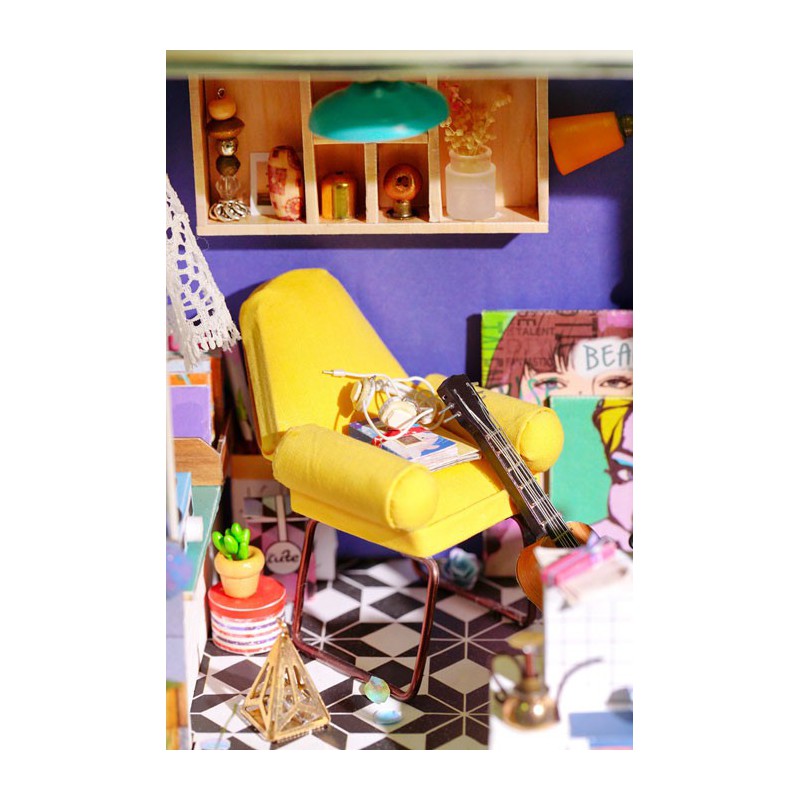 Intermediate Mechanical 3D puzzle for model Le Cabanon de Lily | Scientific-MHD