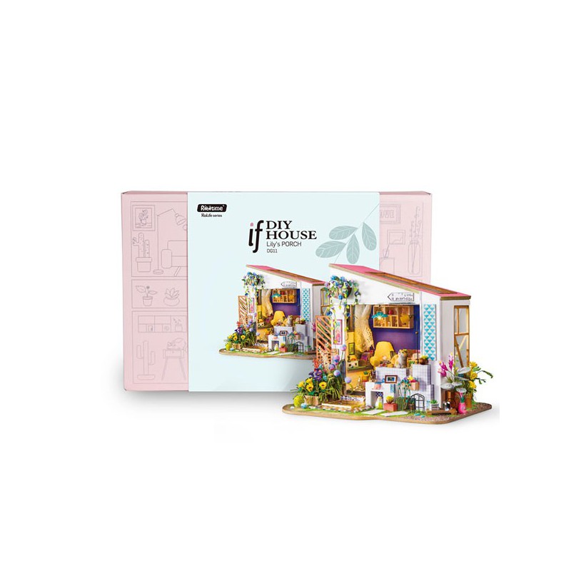 Intermediate Mechanical 3D puzzle for model Le Cabanon de Lily | Scientific-MHD