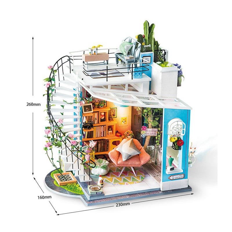 Intermediate Mechanical 3D puzzle for model The Dora loft | Scientific-MHD