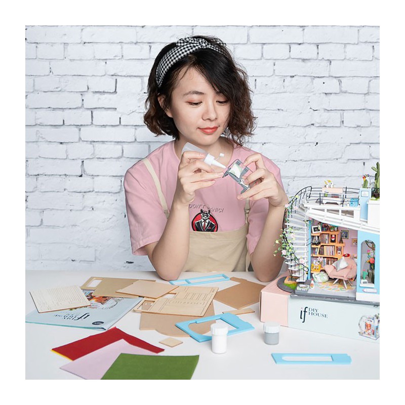 Intermediate Mechanical 3D puzzle for model The Dora loft | Scientific-MHD