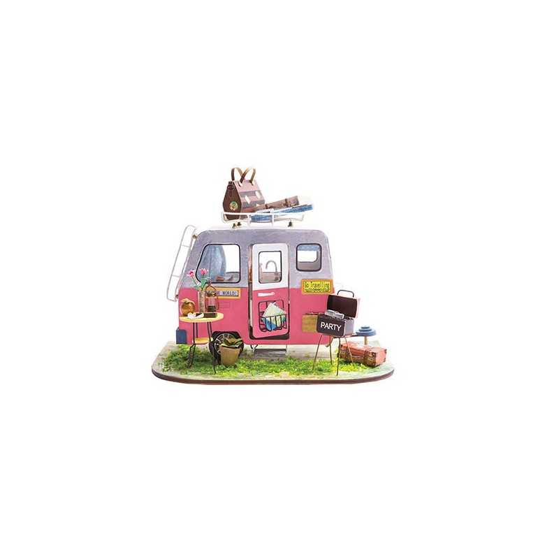 Intermediate Mechanical 3D puzzle for model the happy DIY campers | Scientific-MHD