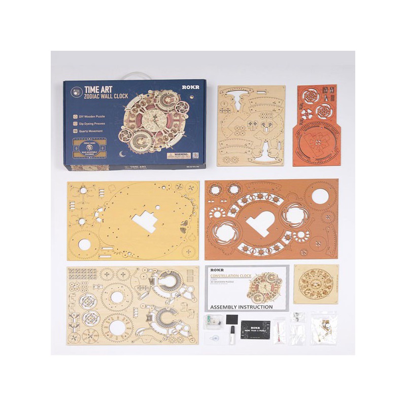 Intermediate Mechanical 3D puzzle for zodiac clock model | Scientific-MHD