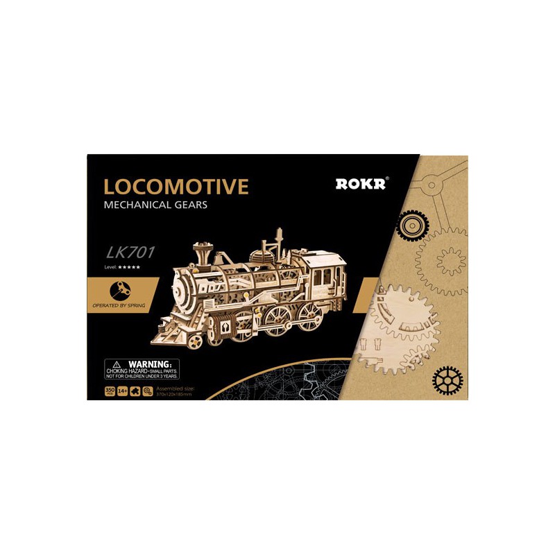 Robotime Locomotive 3D puzzle | Scientific-MHD