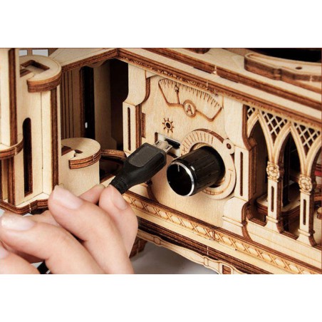 Intermediate Mechanical 3D puzzle for model the electric gramophone | Scientific-MHD Intermediate Mechanical 3D puzzle for model the electric gramophone | Scientific-MHD
