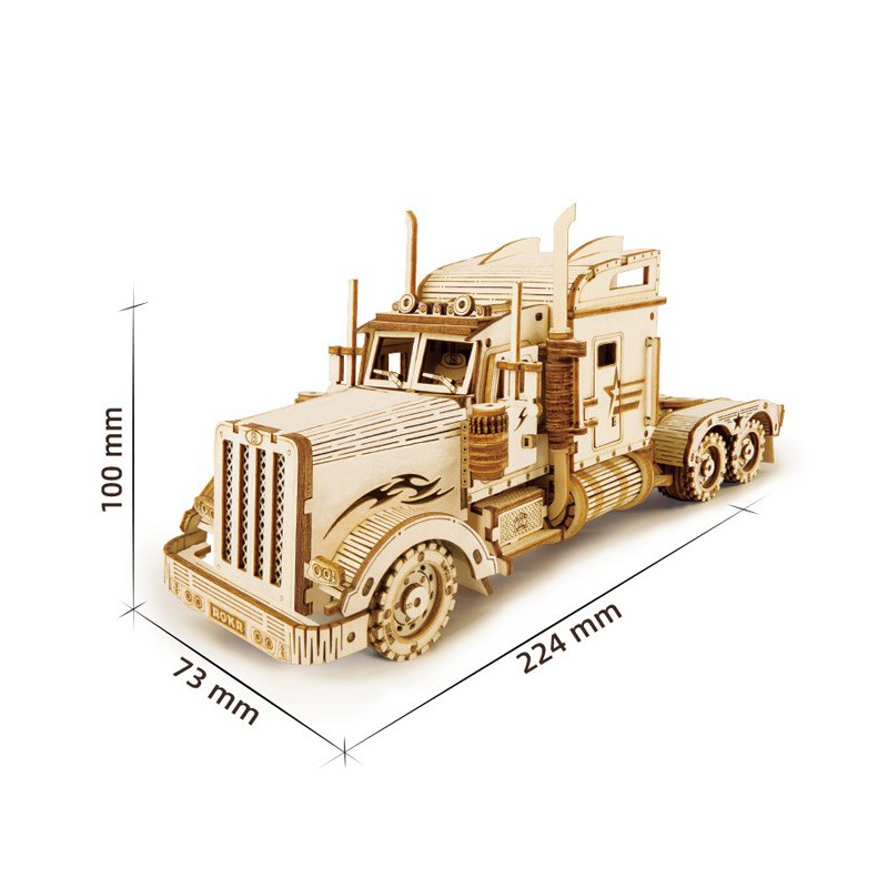 Intermediate Mechanical 3D puzzle for 1/40 American truck model | Scientific-MHD Intermediate Mechanical 3D puzzle for 1/40 American truck model | Scientific-MHD